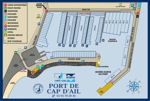 60 x 11 Metros Amarre Puerto Deportivo de Cap d'Ail En Venta